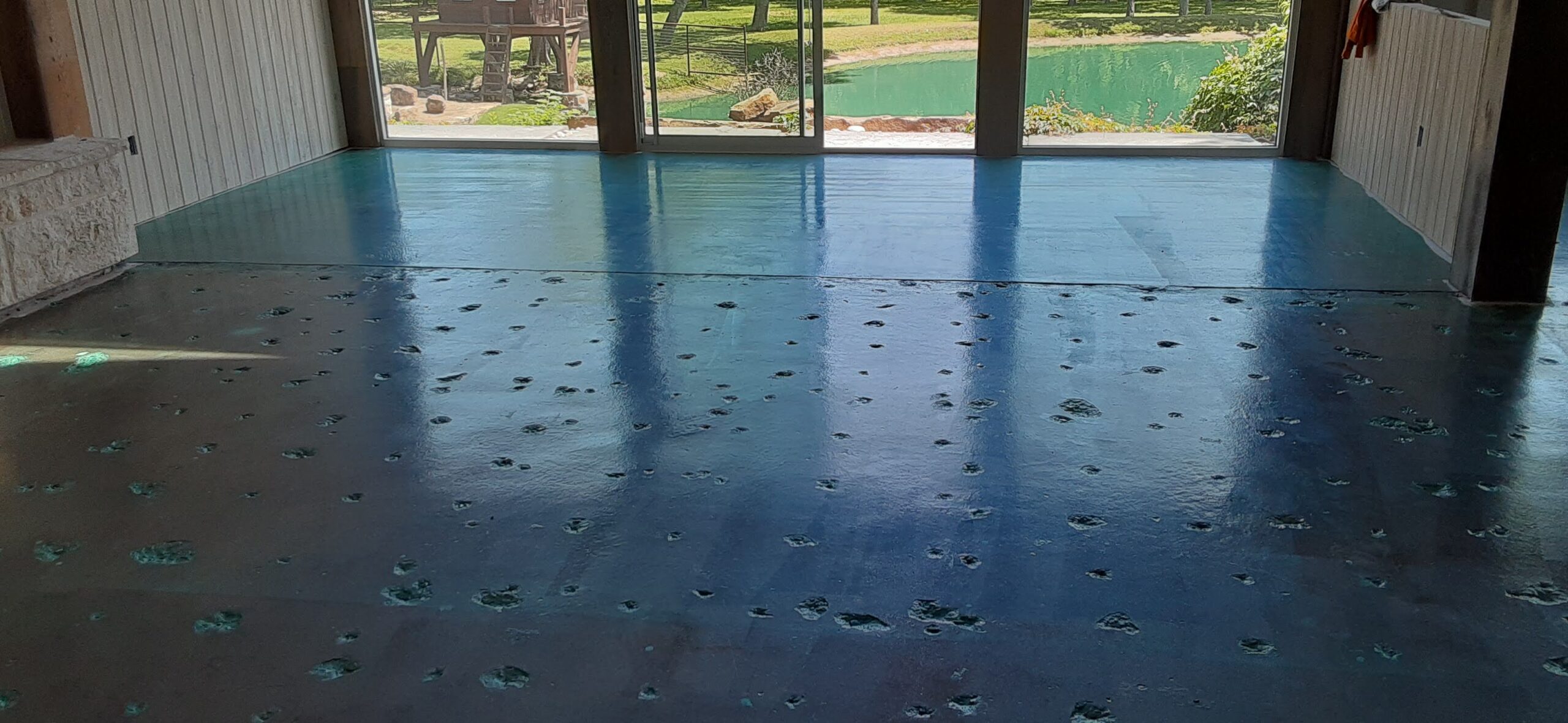 Floor leveling and prep