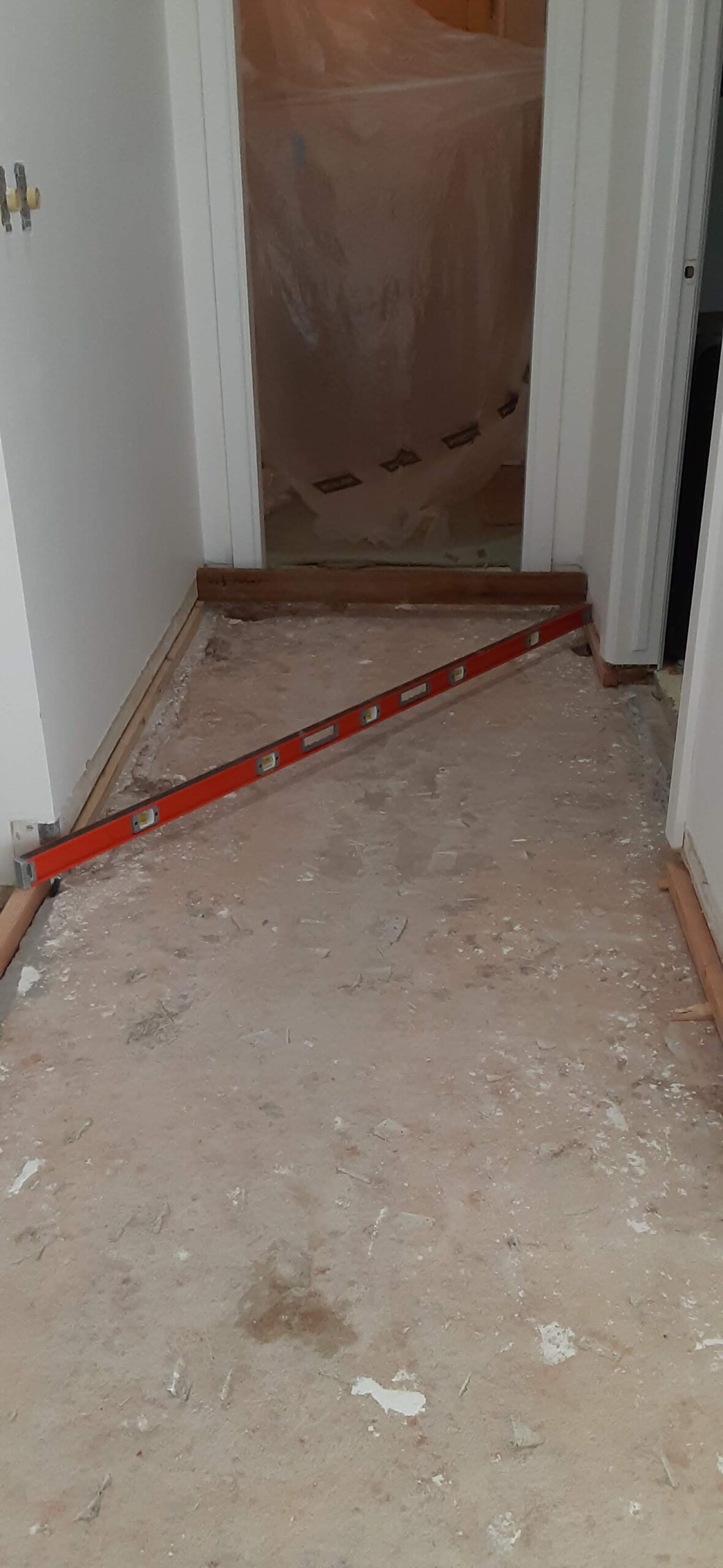 Doorway transition preparation
